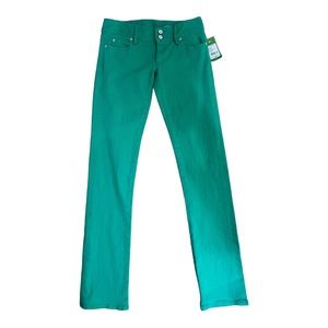 NWT Lilly Pulitzer green jeans size 0